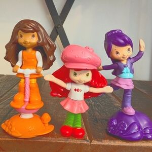 Orange, Plum Pudding, and Strawberry Blossom Toys